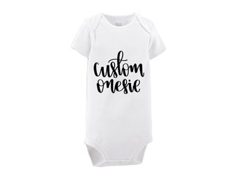 Custom Baby Onesie - Custom Onesie - Baby Onesie - Coming Home Outfit - Baby Gift -Ships Free