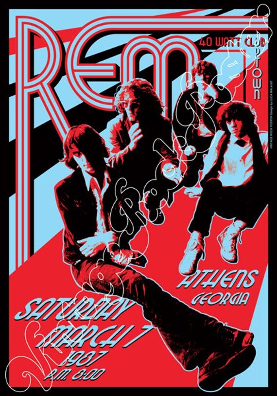 REM 40 Watt Club upTown Athens Us 7 march 1987 by Mokusaiya