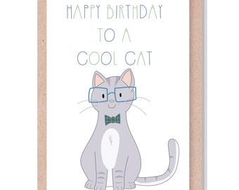 Funny Birthday Card For Her Happy Birthday to One Cool