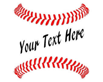 Baseball stitches - Monogram svg - Baseball svg - Baseball stitches svg - SVG baseball files - SVG designs - Baseball clip art - Sports svg
