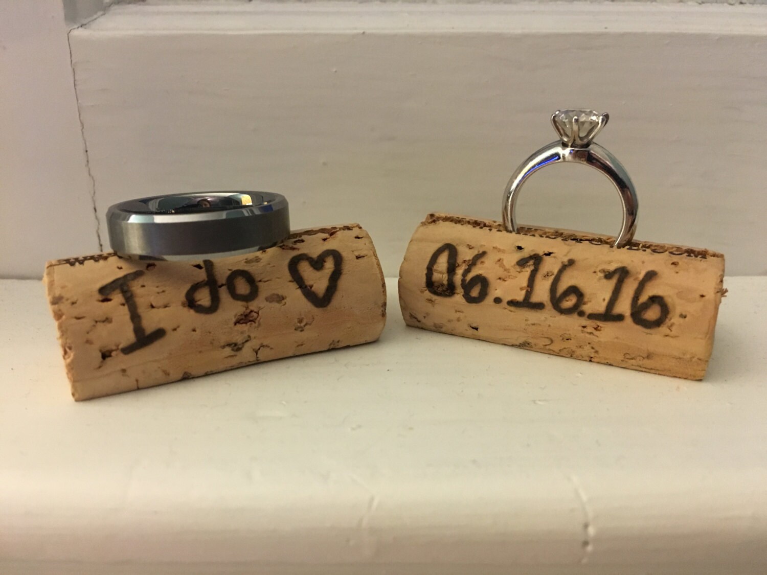 Wine cork ring holders custom