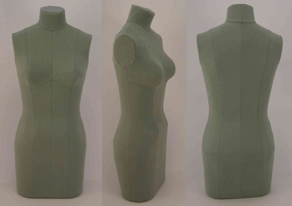 Cover Pattern for Paper Half Scale Dress Form Digital PDF