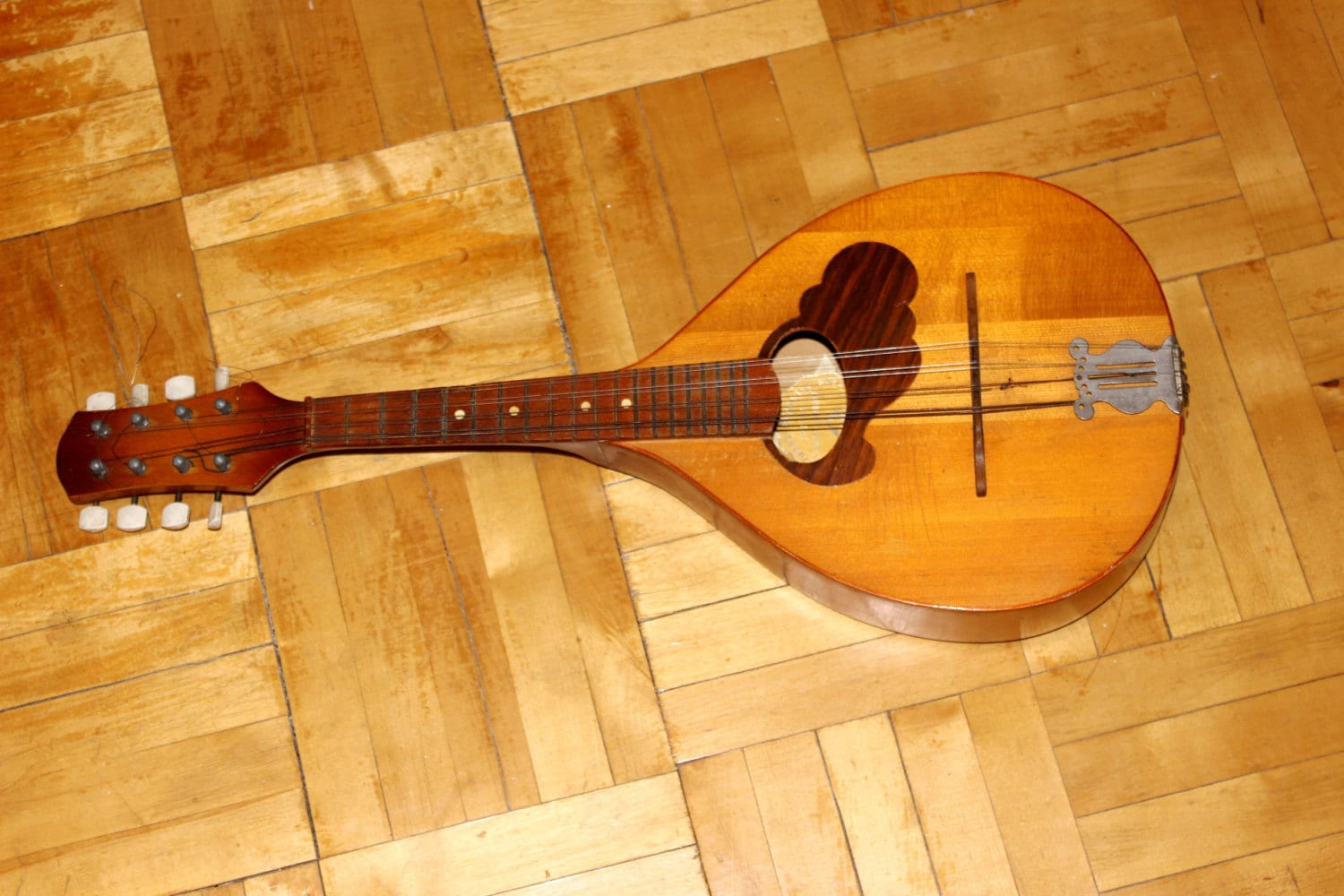 Vintage Russian 8string MANDOLIN Russia Soviet Union USSR