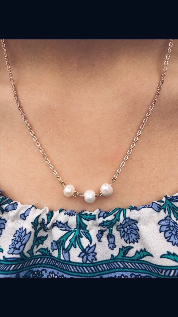 Items Similar To Fresh Water Pearl Necklace On Etsy