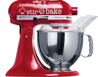 Stand Mixer Decal, Kitchen Aid, hand mixer, 8" x 8"