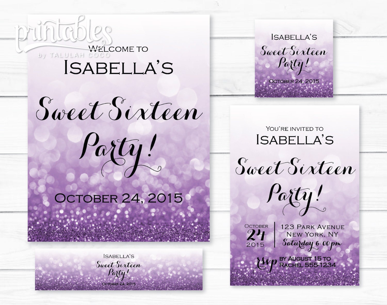 Sweet Sixteen Birthday Invitations Free Printable 8