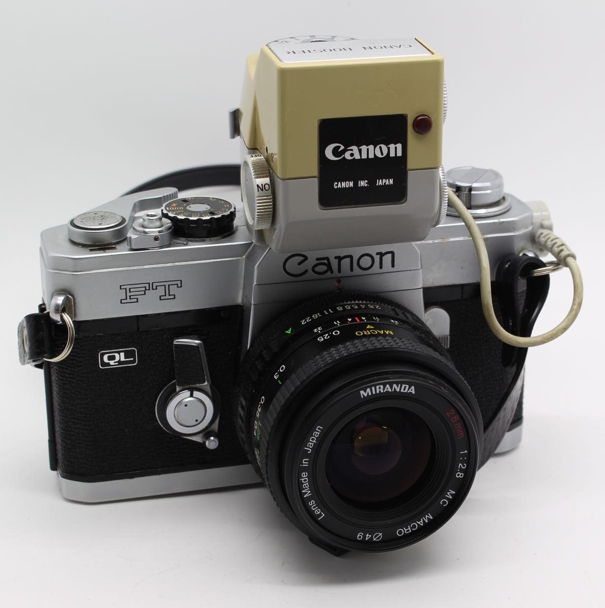 Canon FT QL 35mm SLR Camera lens flash & Rare Canon