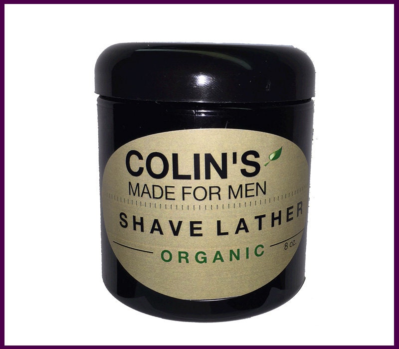 Organic Shave Cream Mens Skin Care Mens by SimplyRadiantBeauty