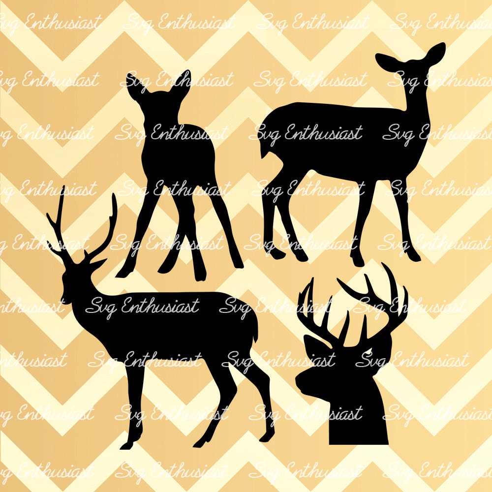 Download Deer silhouette SVG deer head Svg deer Svg SVG cutting