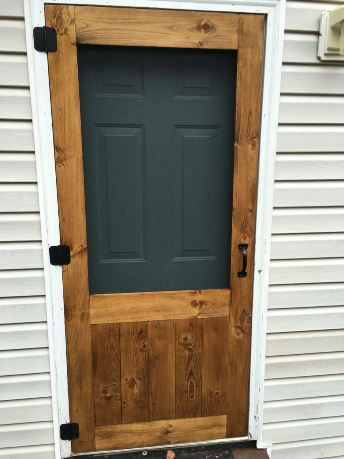 ON SALE Beautiful custom rustic screen door with by AWRestoration