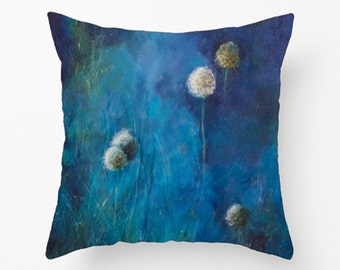Navy and cream pillows Etsy