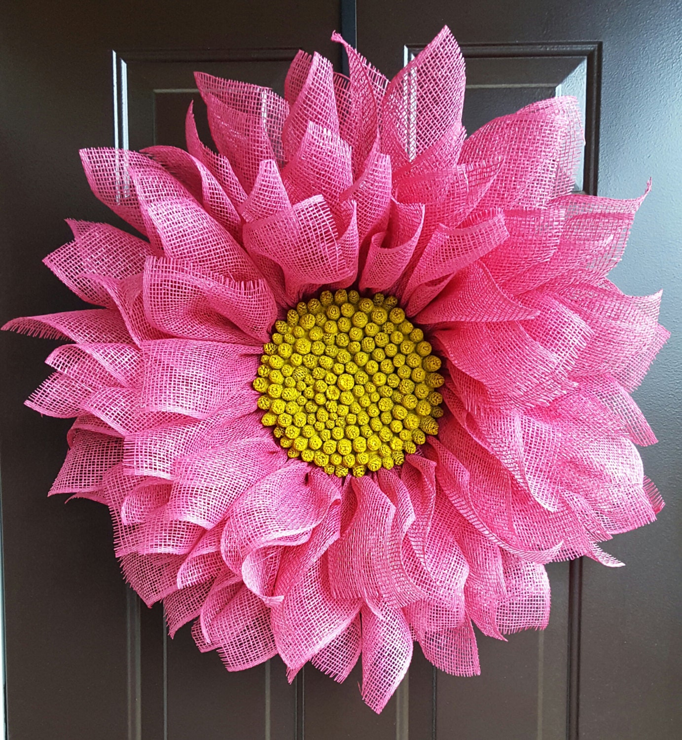 Pink daisy wreath spring daisy wreath daisy wreath original Pink daisy wreath spring daisy wreath daisy wreath original