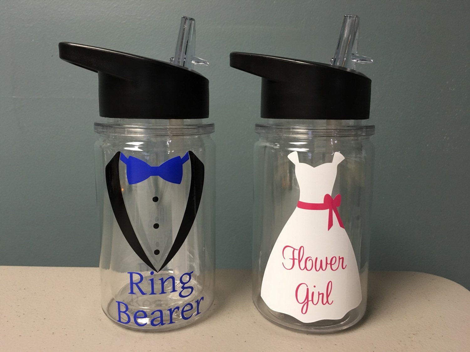 Ring Bearer Gift Flower Girl Gift Wedding Party by VtoYouDesigns