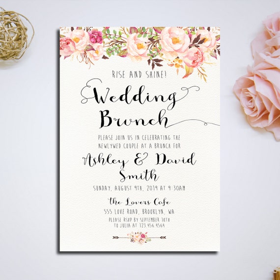 Wedding Brunch Invitation Ideas 4