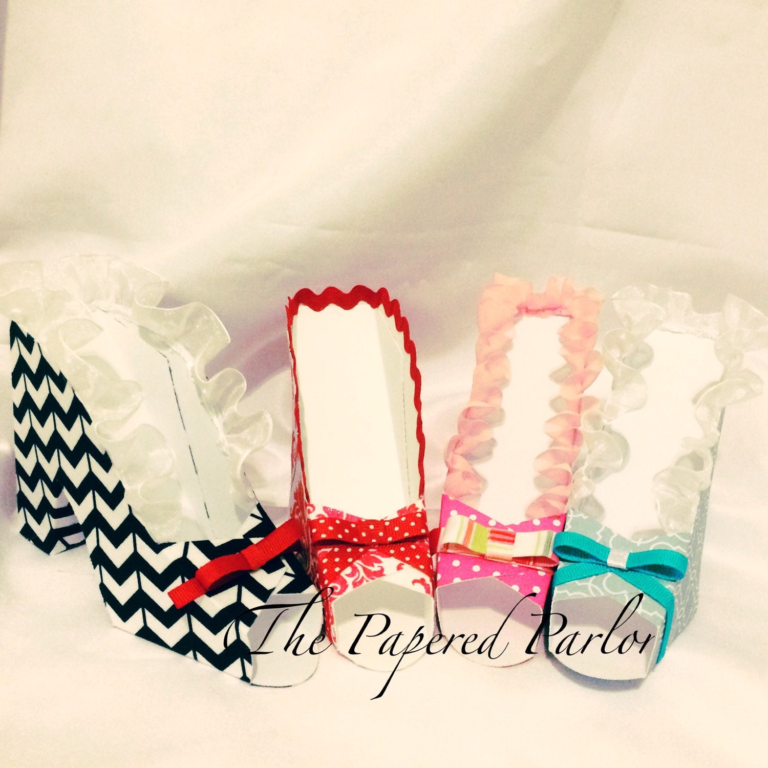 High Heel Party Favors/Stiletto/Paper Shoes/Party Favors/Fun