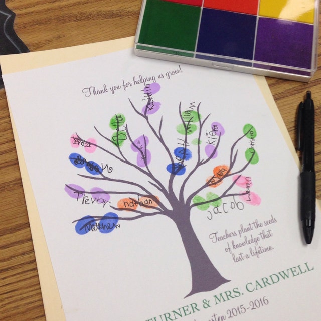 Fingerprint Trees Guestbooks Signs by PartyOf5Printables on Etsy