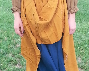 Renaissance 4 gored drawstring skirt