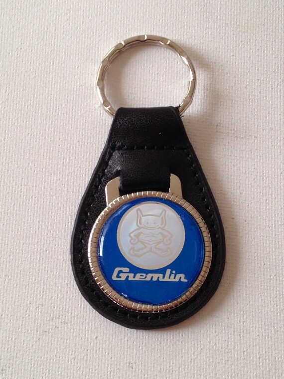 Gremlin Keychain Black Leather AMC Key Chain