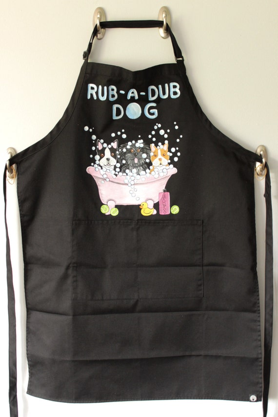 Personalized Rub-A-Dub-Dog Grooming Apron