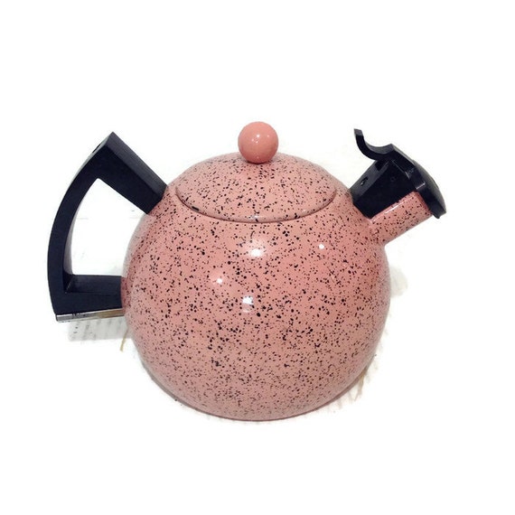 Pink post modern tea kettle