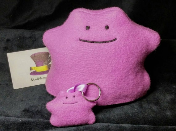 ditto pokemon keychain