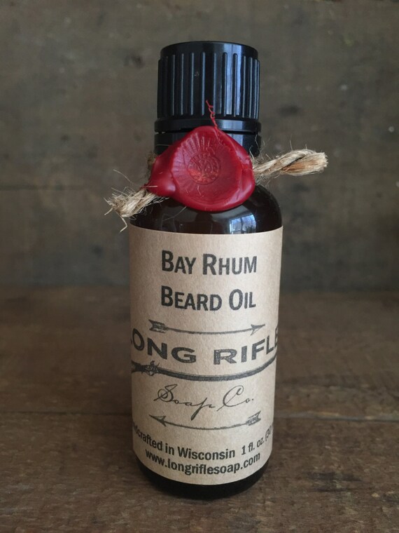 Bay Rhum Beard Oil 1 ounce fresh bay rum scent with lime