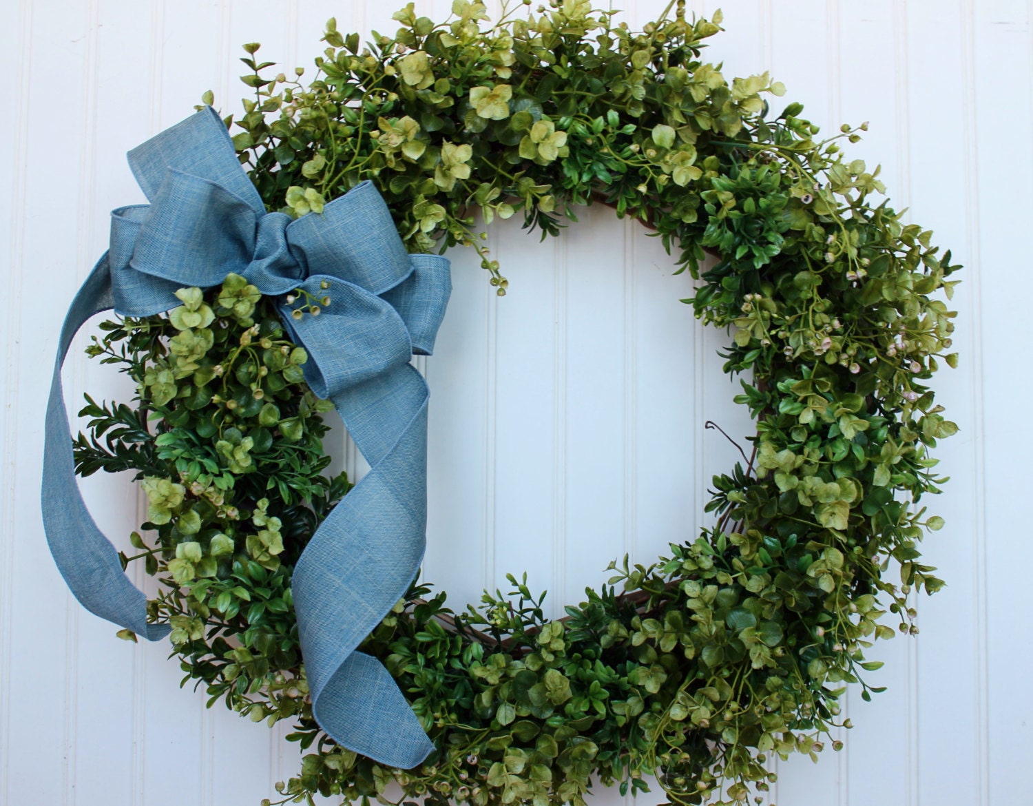 Boxwood Wreath Front Door Wreath Farmhouse Decor Outdoor