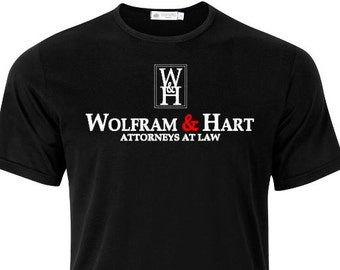 wolfram and hart t shirt