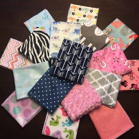 Items similar to Custom Silky Baby Blankets on Etsy