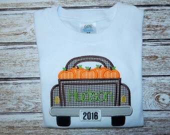 Boy's FALL shirt; Boy's pumpkin shirt; Boy's Thanksgiving shirt; SHIPS 3-5 days