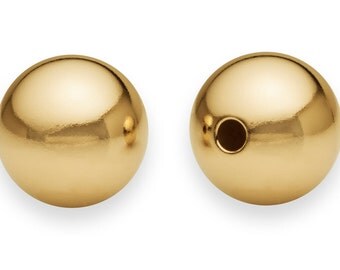 100 Pieces 2 mm 14K Gold Filled Round Beads (GF520102) Seamless