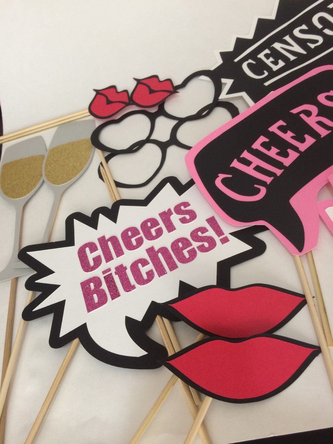 Bachelorette Party Photo Booth Props