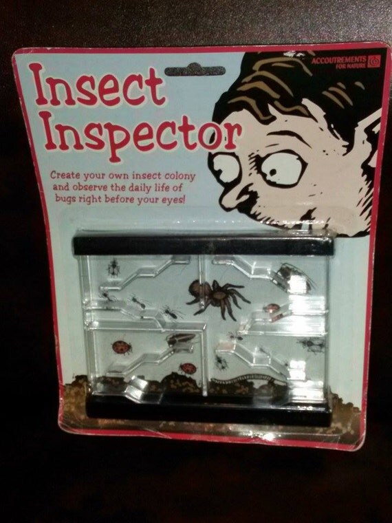 Rare 1996 Vintage Insect Inspector / New / 90s / Bugs / Toy