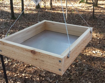 Hanging Tray Bird Feeder
