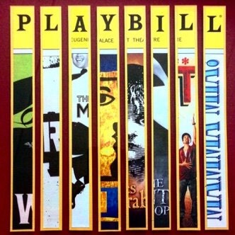 Custom Broadway Playbill Framed Art Collage Personalize It