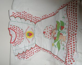 4 Items: Strawberry Shortcake Costume, Strawberry Shortcake Apron and Hat, Strawberry Shortcake Kitchen