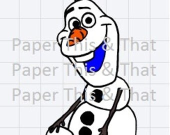 Frozen Olaf SVG Instant Download - Die Cutting File - Disney Frozen