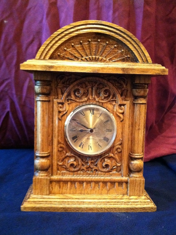 Handcrafted Mantle Clock