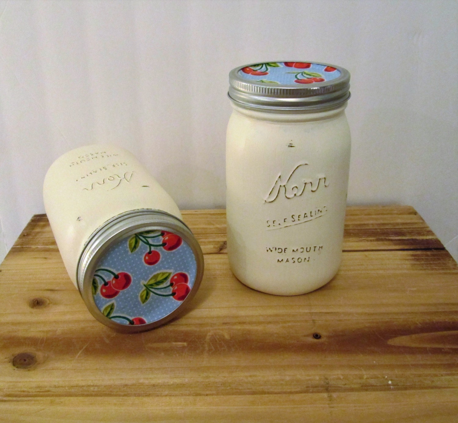 Mason Jar Canisters Kitchen Canister Set By WhimsyCharmBoutique   Il Fullxfull.914938098 Gm4g 