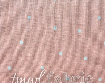 Woven Fabric - Brother Sister Designs Pink Pin Dot - Fat Quarter Yard +