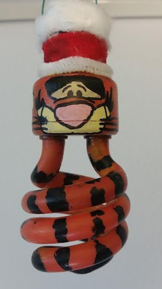christmas tigger light bulb ornament by 4holdthephone on etsy christmas tigger light bulb ornament by 4holdthephone on etsy