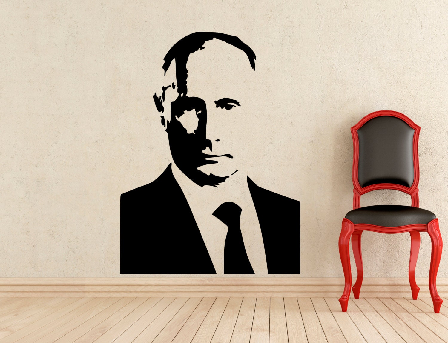 Путин на стену
