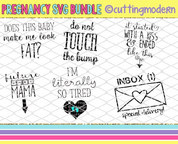 Download Pregnancy SVG Cut File Bundle PNG Included 20 files Vinyl