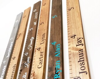 Custom growth charts / wooden nursery decor / growth stick / growth tracker