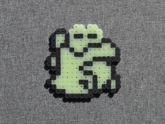 Super Mario World Perler Bead Sprite Glow-in-the-Dark