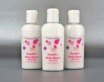 Personalized. Baby Shower. 1oz Lotion
