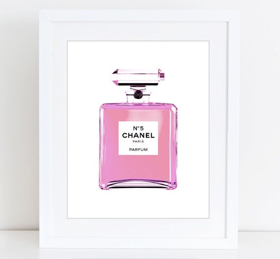 Chanel print Modern print Perfume Fashion art Coco Chanel