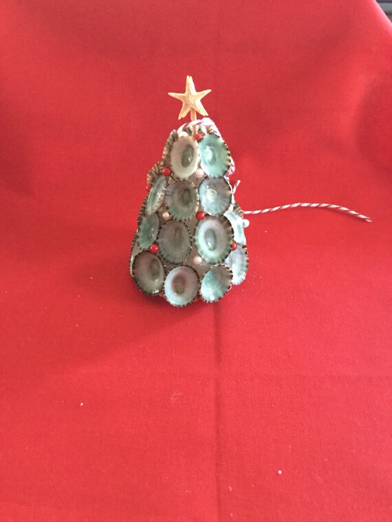 seashell christmas tree ornament by sommersbytheshore on etsy seashell christmas tree ornament by sommersbytheshore on etsy