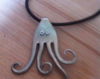 Pendentif Pieuvre (octopus) En Argent 925 - Style Viking/nordique - Poids ~9g - Neuf Avec étiquettes