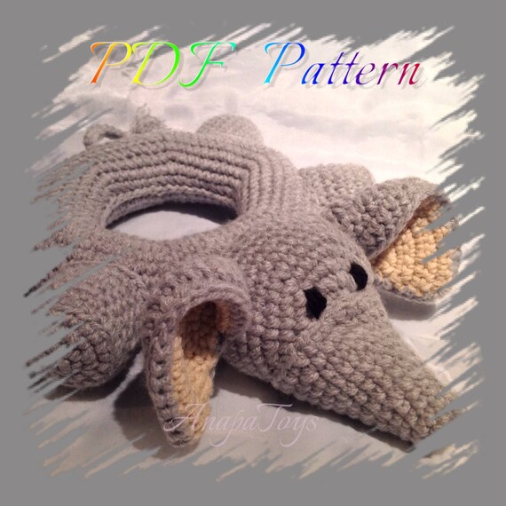 PDF Elephant Ring AMIGURUMI by ANAPATOYS on Etsy